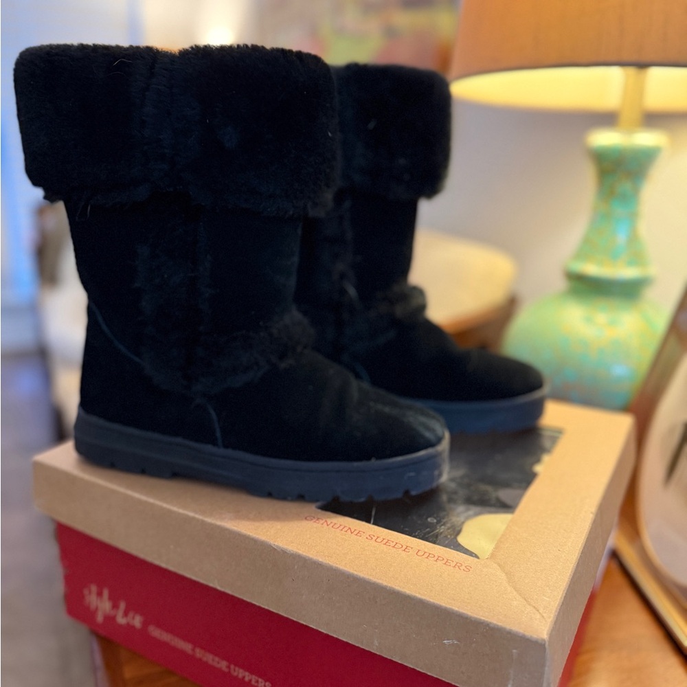 Style & Co. Black Winter Boots